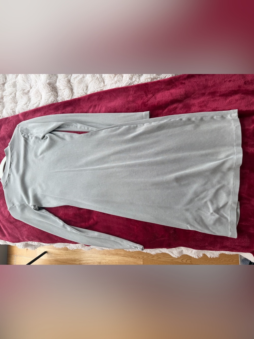 Young Fabulous & Broke Light Gray Ribbed Top